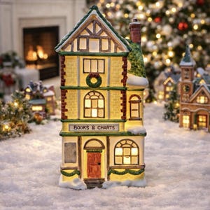 Christmas Village 1990 Painted - Etsy