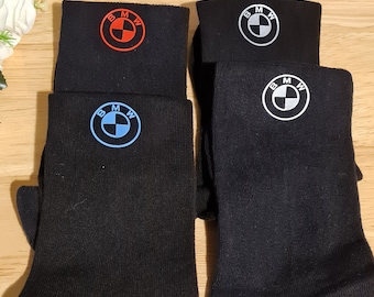 BMW inspired socks size 6-12-lovely gift choice of colours