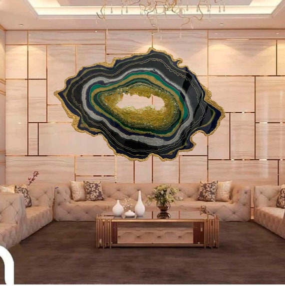 Resin Art Interior Painting Geode Art Wall Art T Resin Geode Resin Agate Agate Abstract Painting Abstract Art Epoxy Resin Resin Painting
