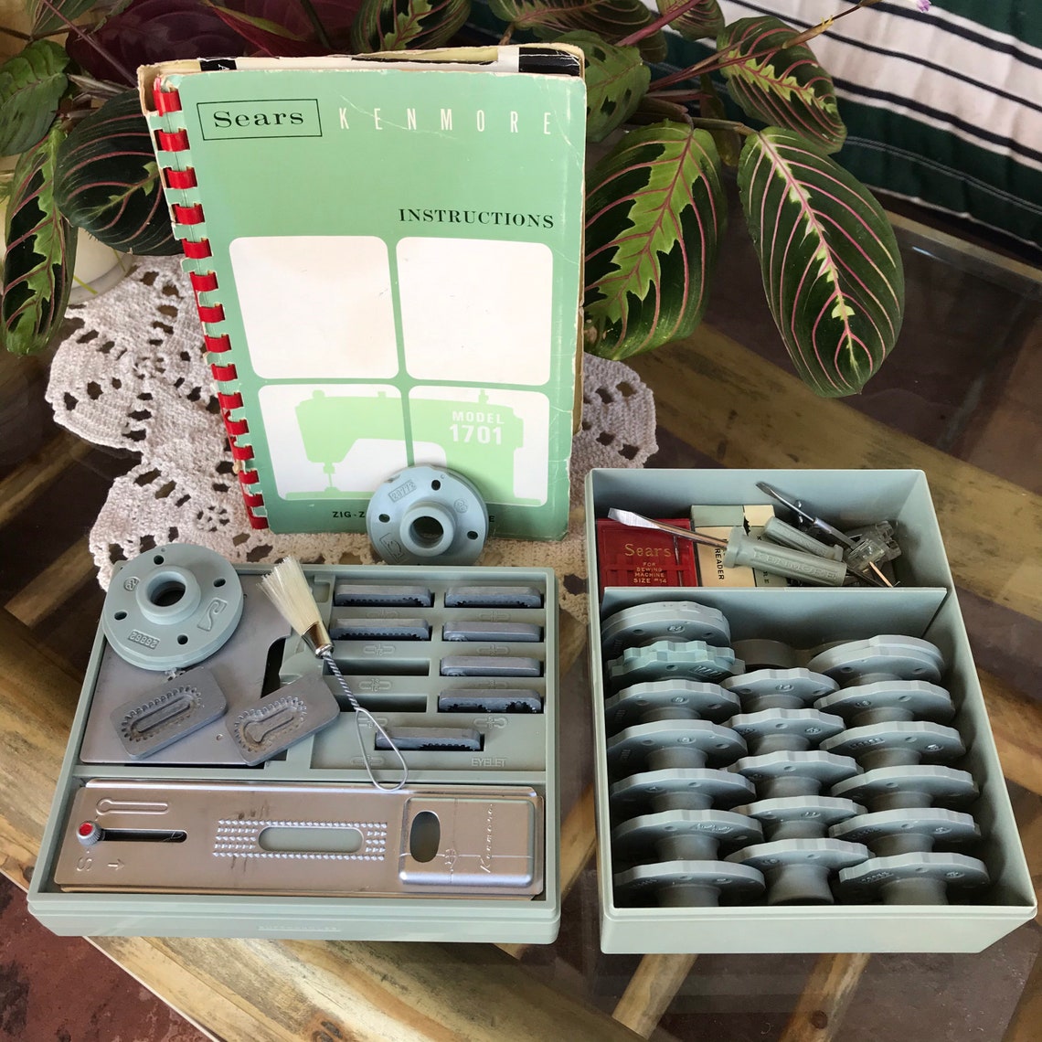 Sears Kenmore ZigZag Sewing Machine Model 1701 Instruction Etsy