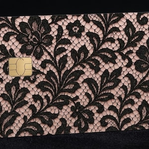 Credit card skin - waterproof vinyl gothic sticker fits perfectly for any credit or debit card image 1