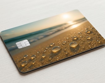 Credit card skin - waterproof vinyl card sticker fits perfectly for any credit or debit card