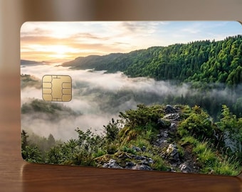 Credit card skin - waterproof vinyl card sticker for any card