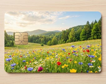 Credit card skin - waterproof vinyl card sticker fits perfectly for any credit or debit card