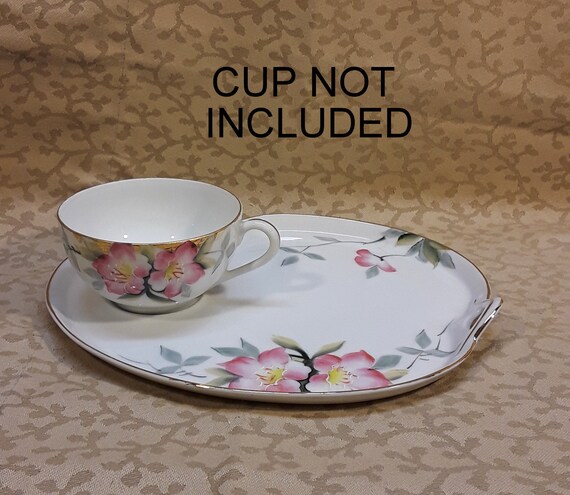 Vintage Noritake Azalea Pattern Snack Plate - Etsy
