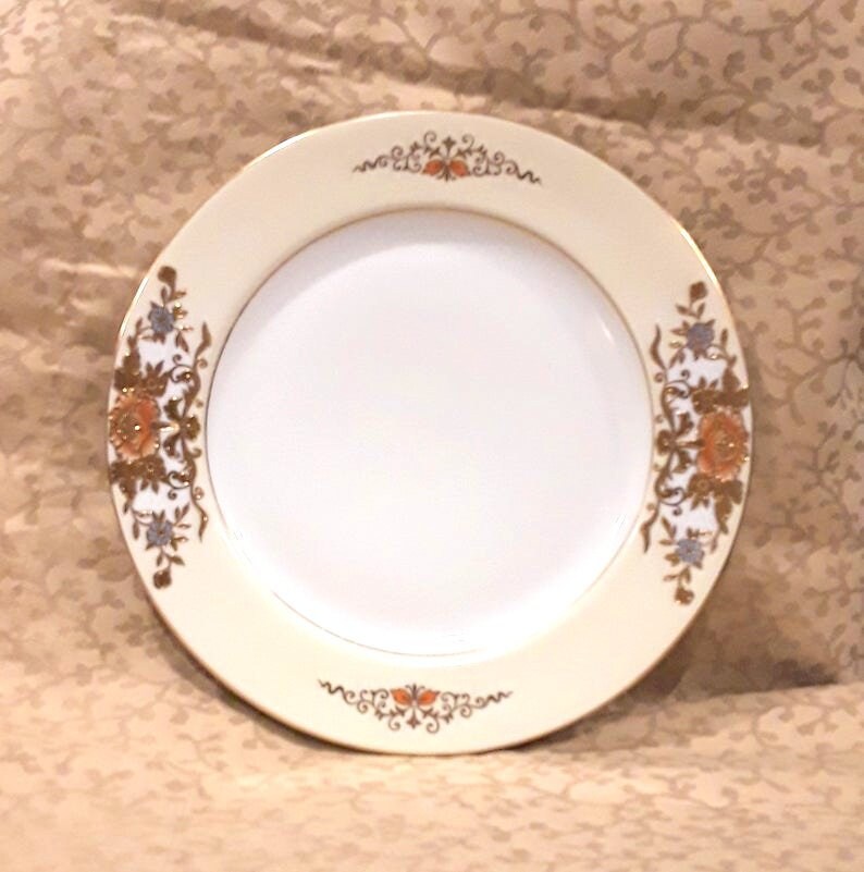 Antique Noritake Larkin Dinner Plate Pattern 42200 Hand Etsy