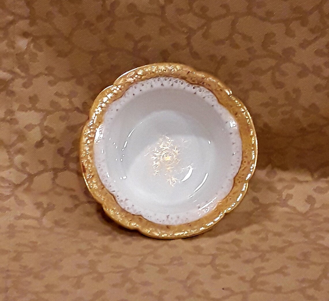 Gold Rim Ramekin Antique CA Limoges Ramekin Gold Encrusted Ovington Victorian | Etsy
