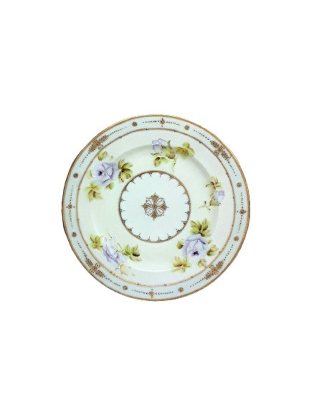 英国ミントン アンティーク 手描き デザートプレート2 アンティーク ニッポンミントグリーン デザートプレート 7.25インチ