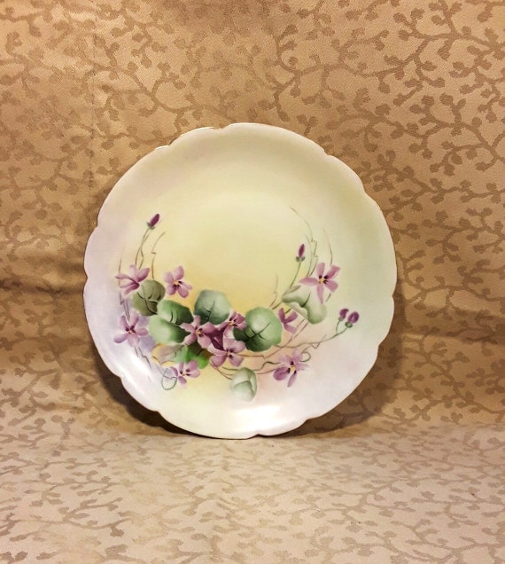 即納！フランス Haviland アビランド リモージュ絵皿 ハンド