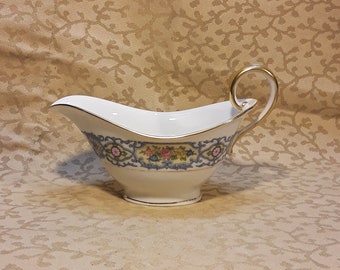 Antique Noritake Coniston Individual Gravy Boat Art Deco Shabby Cottage Chic