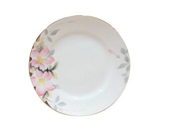 Vintage Noritake Azalea Dinner Plates (set of 4), Hand Painted