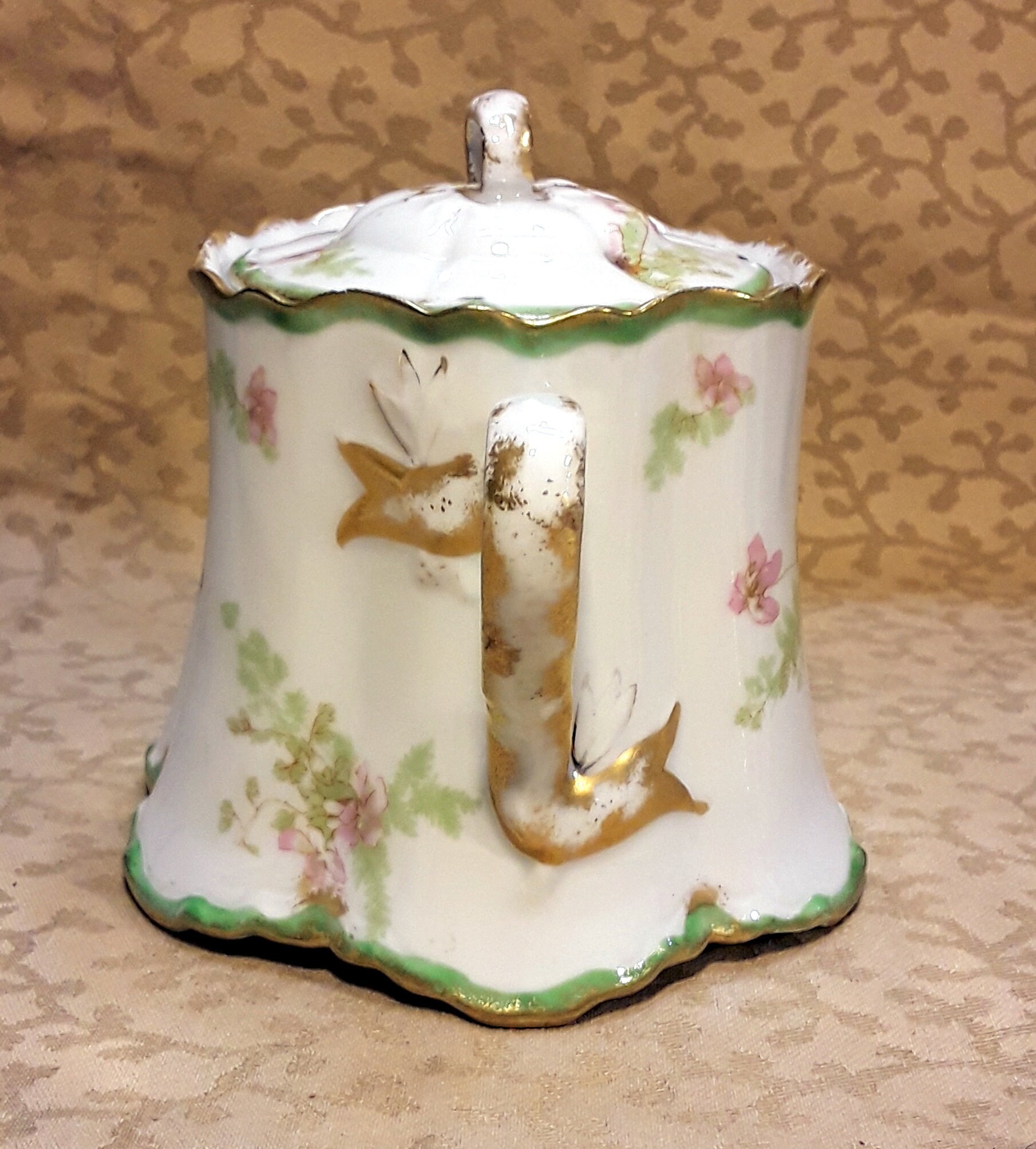 リモージュ アビランド シュガー アンティーク ハビランド リモージュ シュライガー 52C シュガーボウル