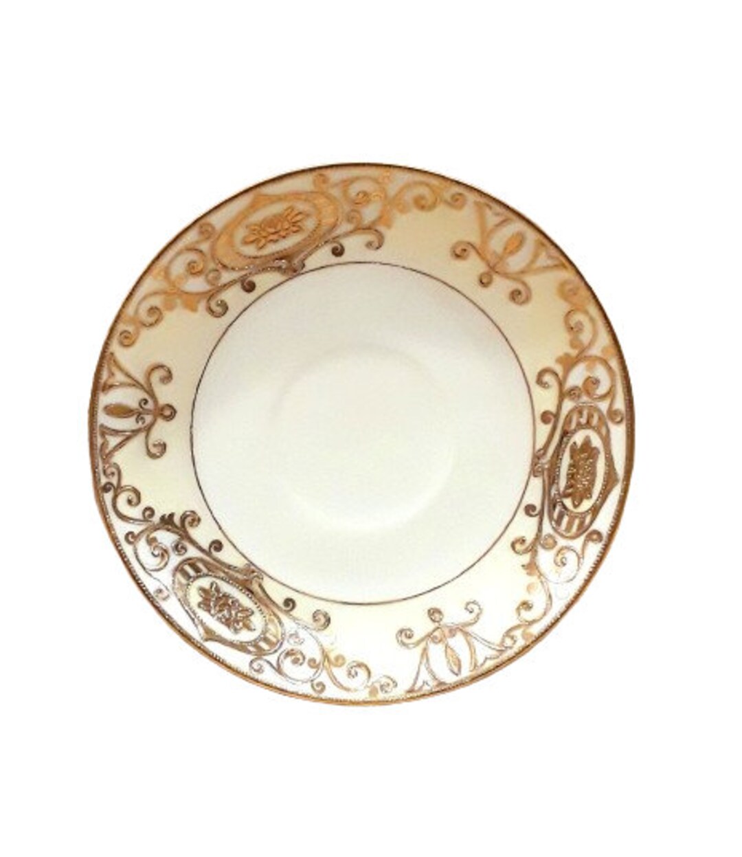 Vintage Noritake Saucer Christmas Ball Pattern 175 Gold Mark - Etsy