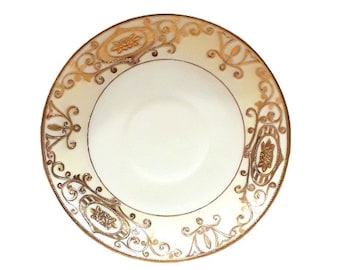 Vintage Noritake Saucer Christmas Ball Pattern 175 Gold Mark - Etsy