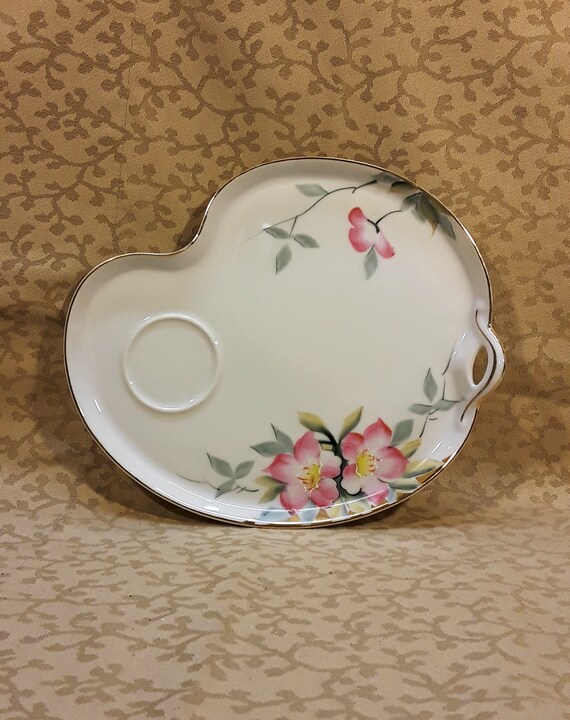 Vintage Noritake Azalea Pattern Snack Plate - Etsy