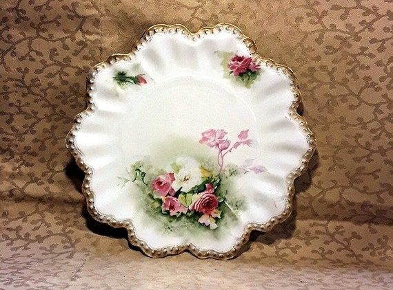Antique Lanternier AL Limoges Plate 8.5