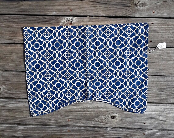 Vintage Waverly Valance Blue White Lovely Lattice Pattern Etsy