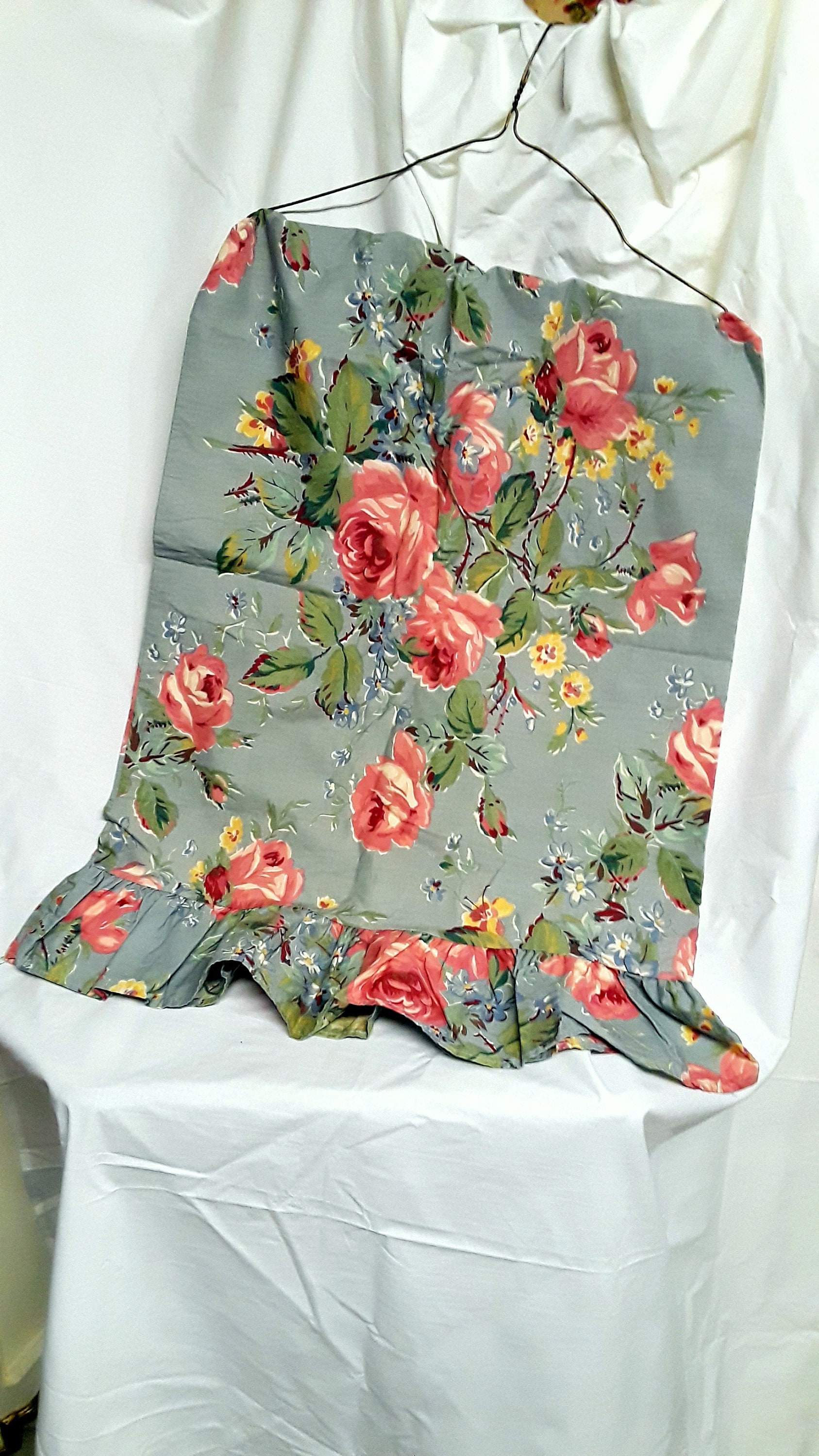Vintage Ralph Lauren Garden Rambler Pair Standard Pillow Cases