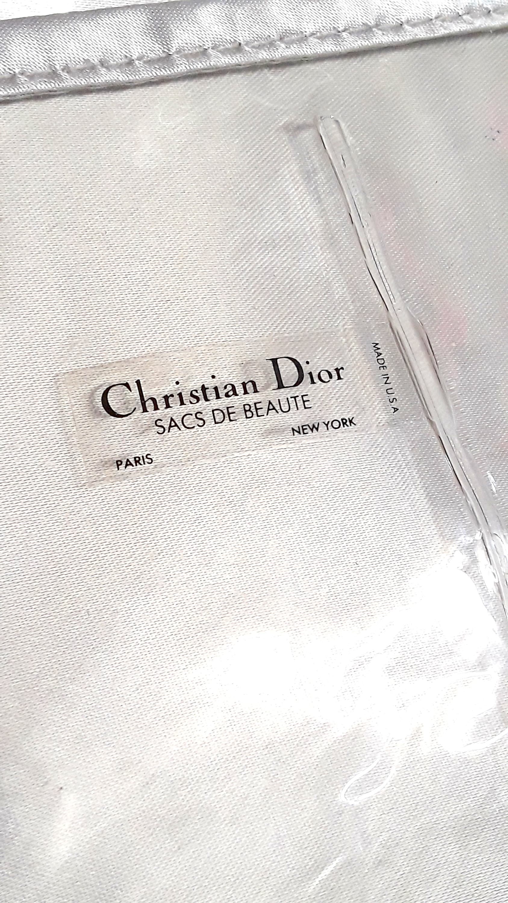 RARE VINTAGE Christian Dior Jewelry Roll Organizer Hanging Holder