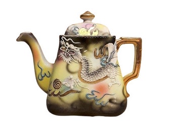 アンティーク アイアンストーン ティーポット＆クリーマー 歴史的な