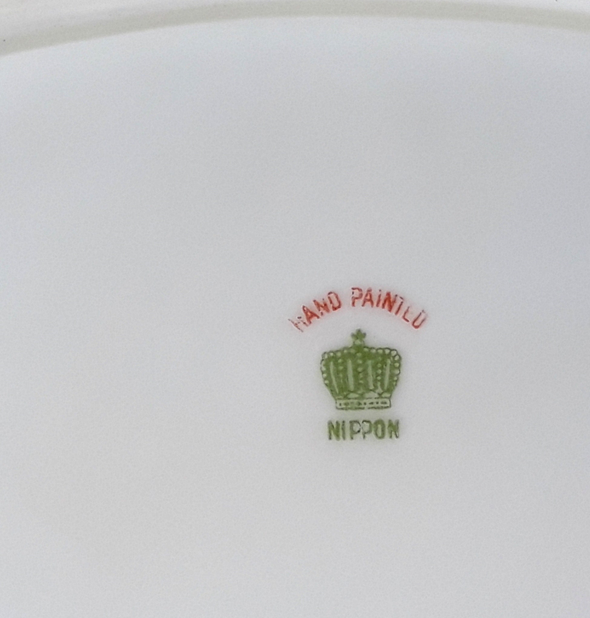 ミシャコシャ　aoimoriプレート　2枚 Antique Nippon Oval Vegetable Dish 8.5