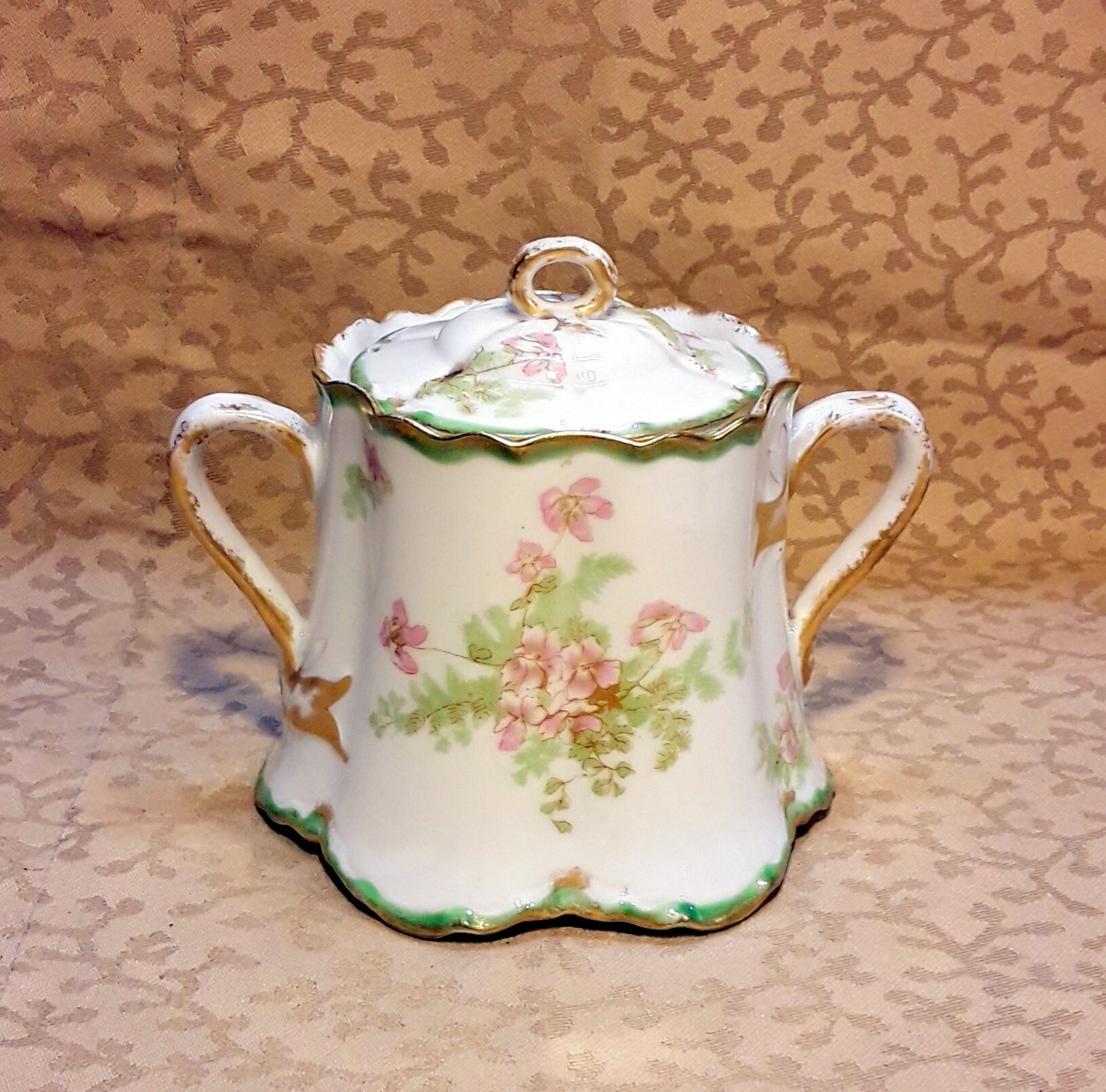 リモージュ アビランド シュガー アンティーク ハビランド リモージュ シュライガー 52C シュガー