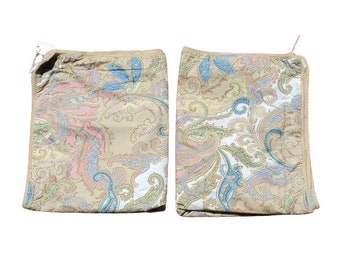 Vintage Ralph Lauren Garden Rambler Pair Standard Pillow Cases