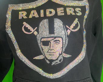 Los Angeles Raiders blinged out sweatshirt