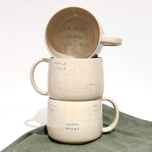 Harry Styles Lyrics Mug: Handmade Ceramic Coffee Tea Lover Gift / Keep Driving Mug