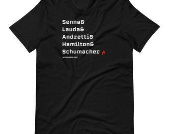 Camiseta tributo a la F1