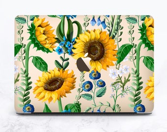 sunflower macbook air case