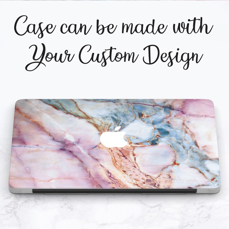 Rose Gold Marble Macbook Air Case 13 Inch A2681pink Marble Etsy