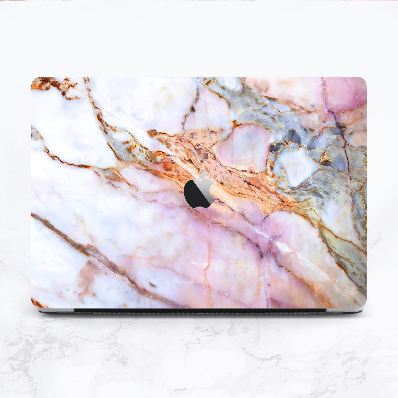 Rose Pink Marble Macbook Case Macbook Air 13 Case Rose Gold Etsy