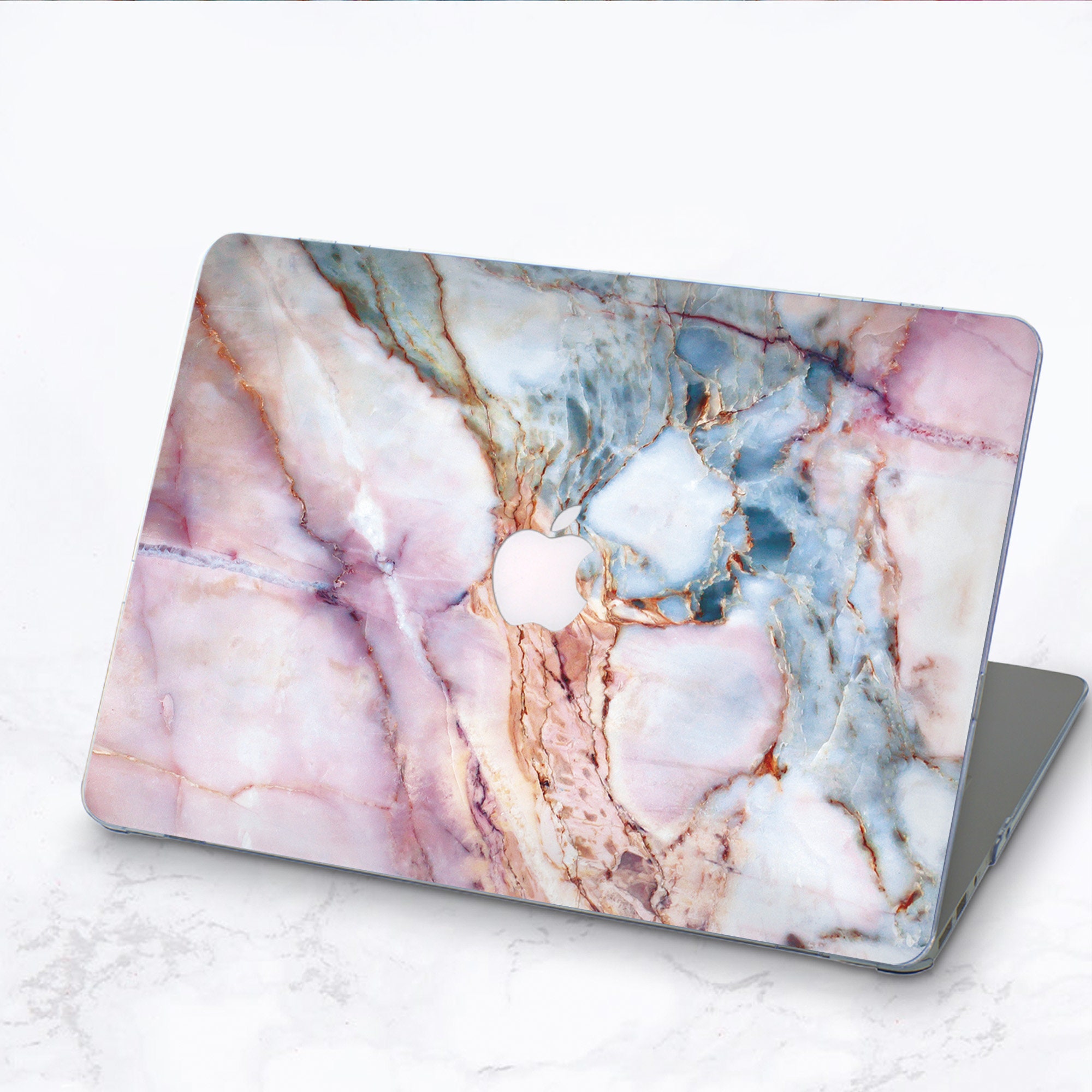 Rose Gold Marble Macbook Air Case Pink marble Macbook Air 13 Etsy