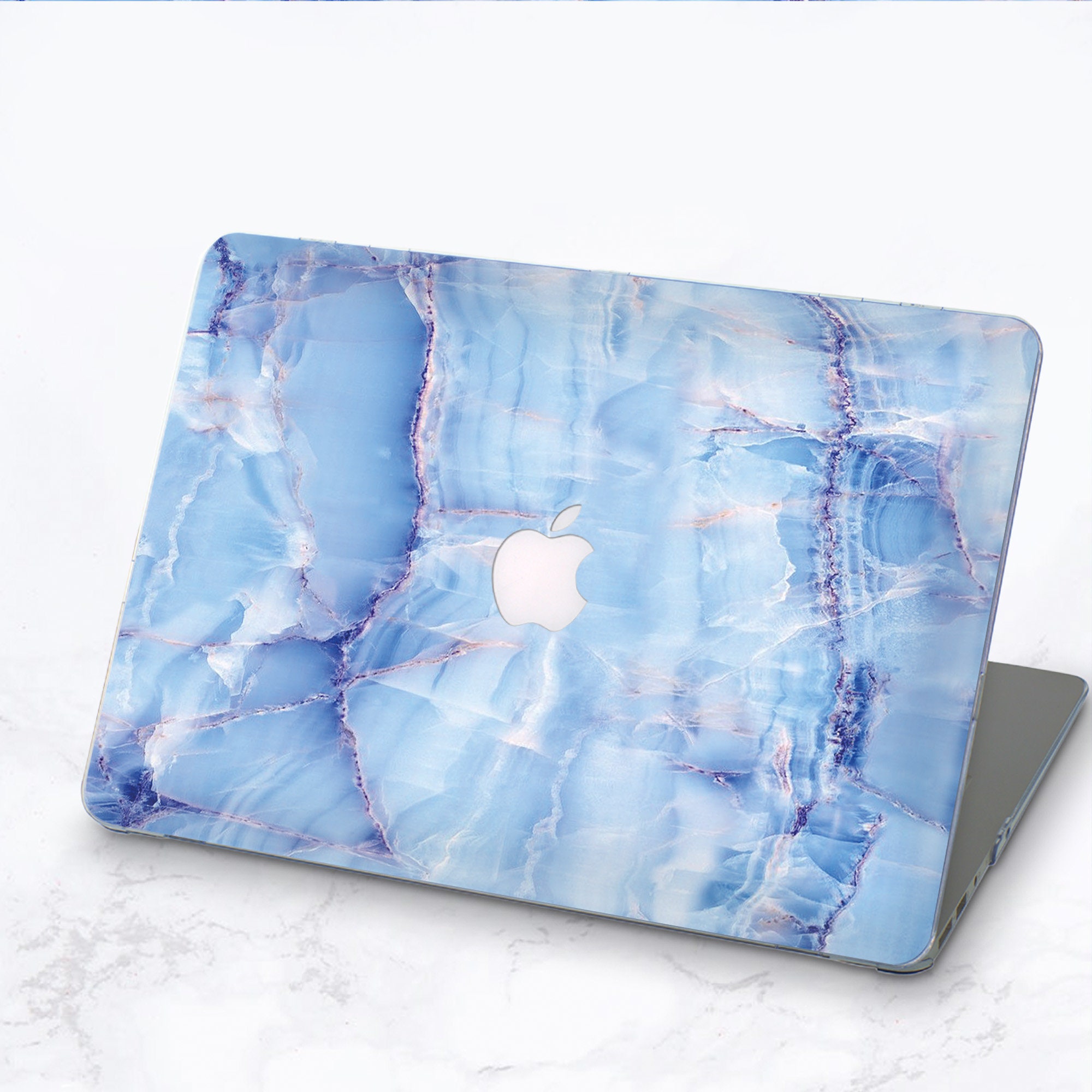 Blue Marble Macbook Case Air 13 Macbook Pro Marble Case Blue Etsy