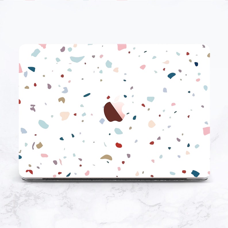 White Terrazzo Macbook Pro 13 case Marble MacBook Case White Macbook Air 13 case terrazzo macbook pro 15 in Retina Mac book 15 cases marble