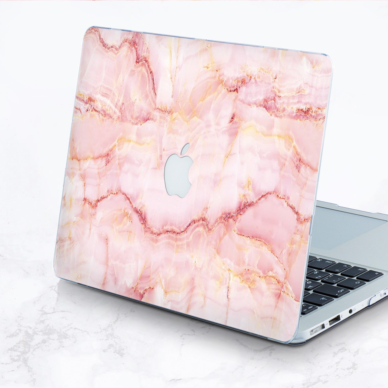 Pink Marble Macbook Air case tender blush pink Macbook Pro 13 Etsy