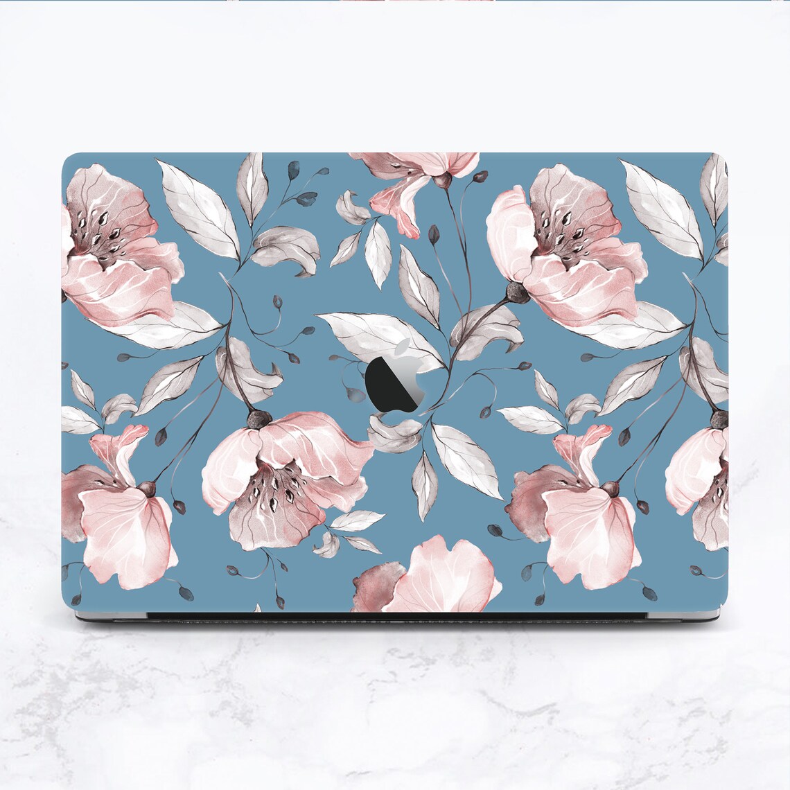 Pink Floral Macbook Air Case A2681 Macbook Pro 14 Case Etsy