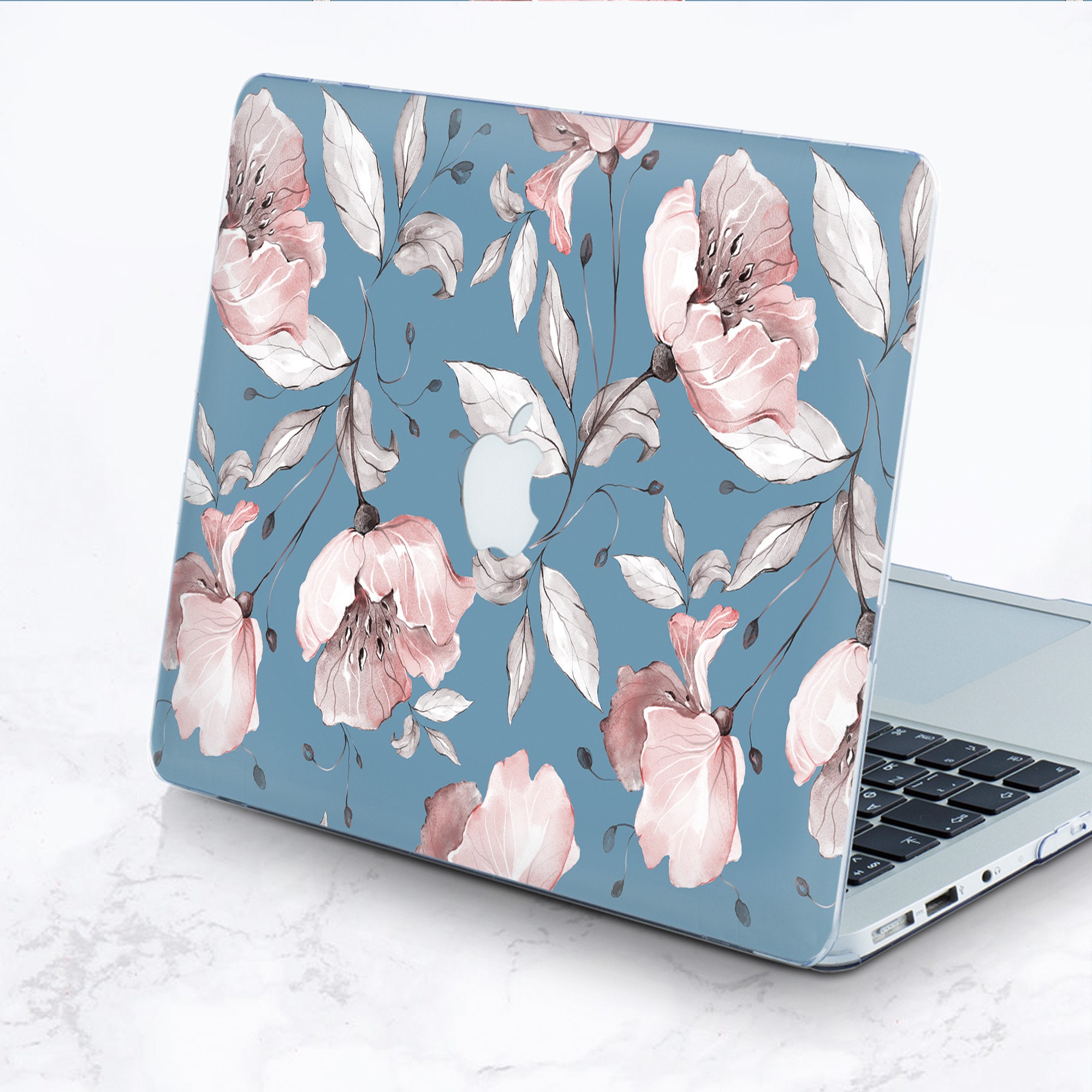 Pink floral MacBook Air case for MacBook Pro 13 inch Etsy