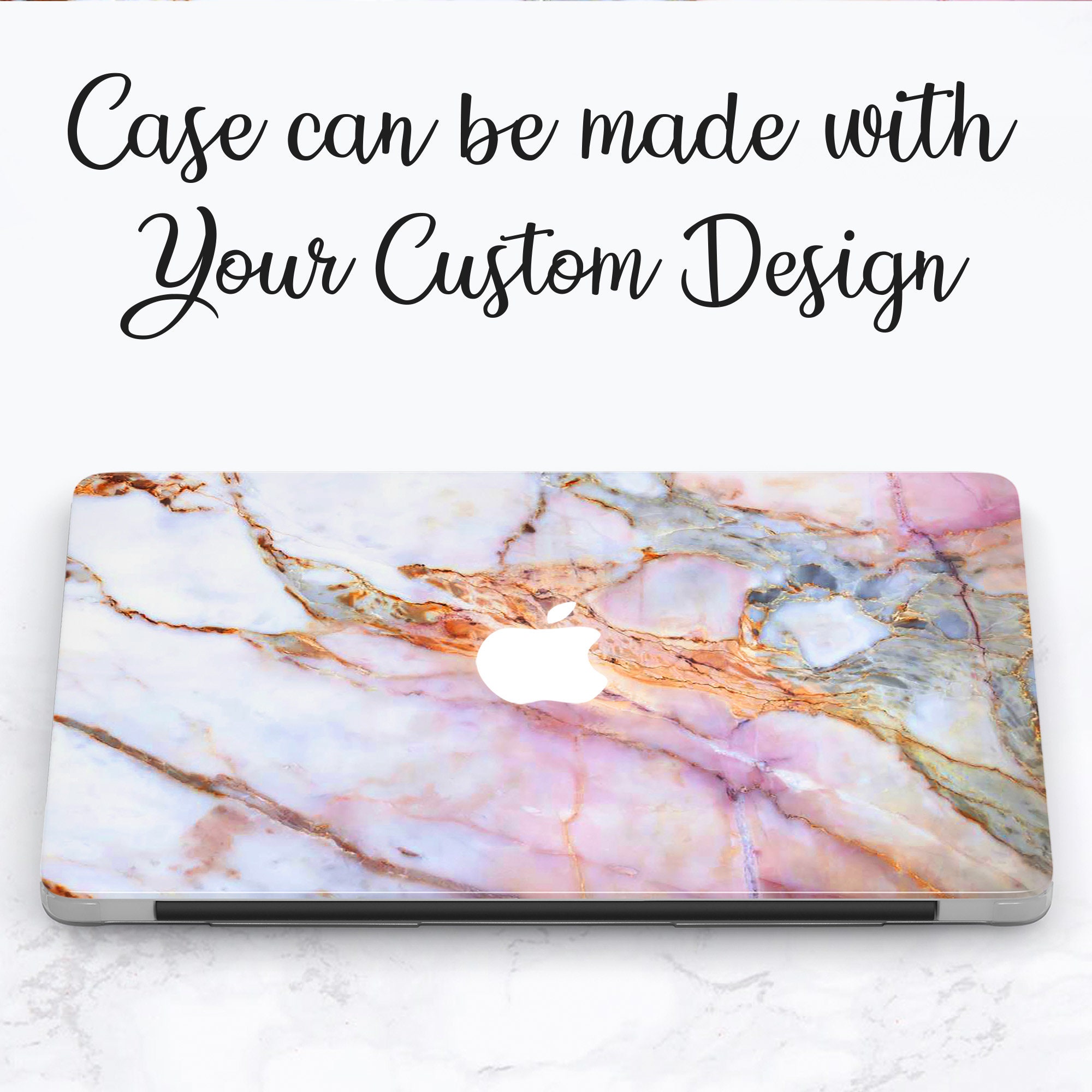 Rose Pink Marble Macbook Case Macbook Air 13 Case Rose Gold Etsy