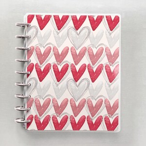 Valentines Day Planner Covers: Double-Sided Laminated Cardstock, Fits HP Mini, Classic, Big, Half Letter