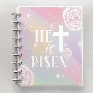 Handmade Easter Planner Covers: Disc Bound, Laminated Cover