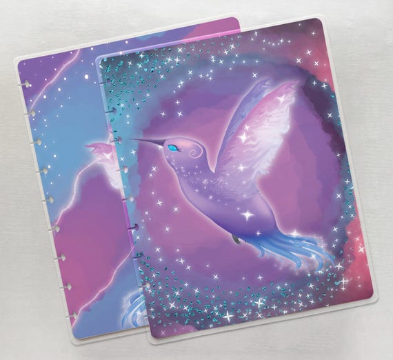 Hummingbird Planner Covers fits Disc Bound Planner Cover | Sizes: Mini, Classic, Big, or Half Letter / Junior | Handmade