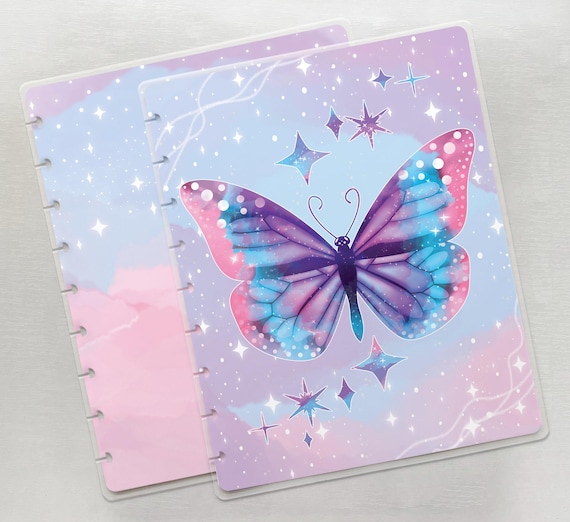 Butterfly Planner Covers fits Disc Bound Planner Cover | Sizes: Mini, Classic, Big, or Half Letter / Junior | Handmade