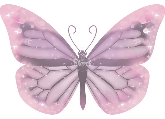 Light Pink Butterfly PNG Sublimation Design Download - Etsy Canada
