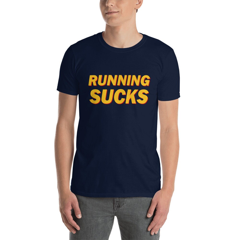 Bezienswaardigheden bekijken Geef energie Categorie Running Sucks Funny Gym and Workout Design Unisex T-shirt - Etsy