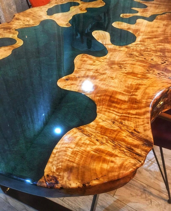  Natural Burn Wood Table Resin Black Epoxy Table Epoxy Dining  Table Coffee Table End Table Bar Counter Top Living Room Table Wall Art  Wooden Table Home Decor (Without Stand, 90 x