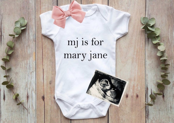 N is for Name Onesie Letter and Name Onesie Custom Name Onesie Gender Neutral | Baby Name Announcement