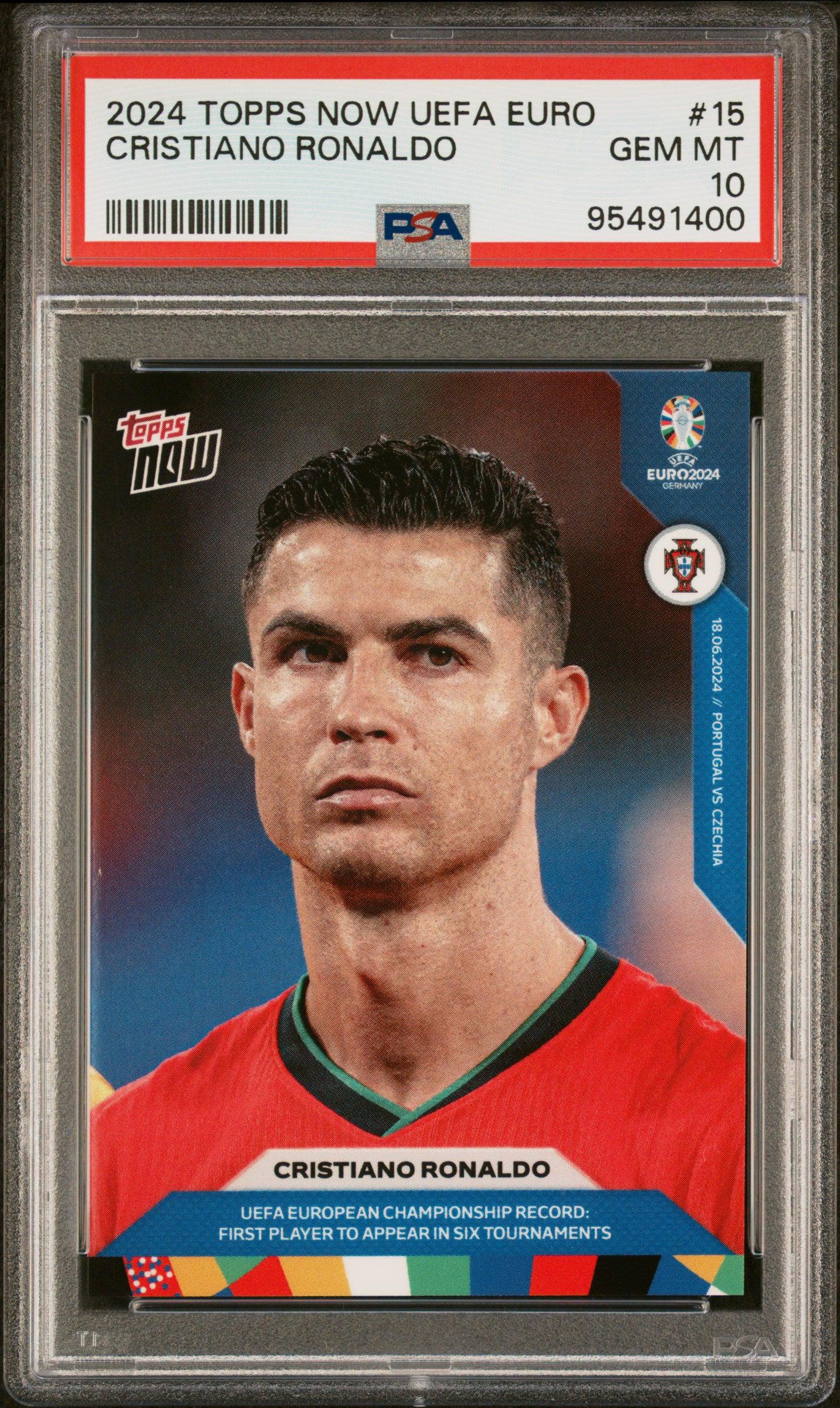 Psa 10 Cristiano Ronaldo Card - Etsy