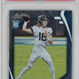 Graded 2021 Panini Absolute Trevor Lawrence #101 Rookie RC Football Card PSA 10 Gem Mint